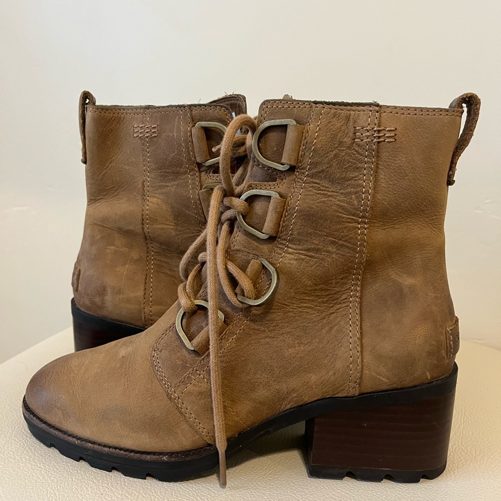 Sorel Brown Ankle Boots